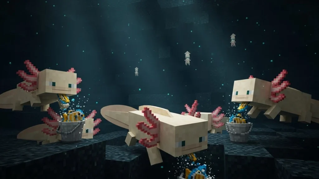 What Do You Feed Axolotls in Minecraft